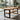 Pied de table métal double plateau en tube - Lot de 2 - Acier design - 71 cm Ma boutique