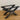 Pied de table basse métal croix - Lot de 2 - Acier design industriel - 35cm Ma boutique